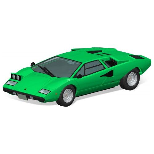 AOSHIMA 1/32 Lamborghini Countach LP400 (Green)