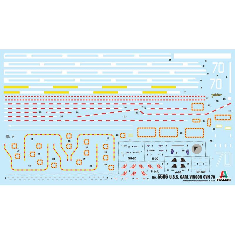 ITALERI 1/72 USS Carl Vinson CVN-70 (1999)