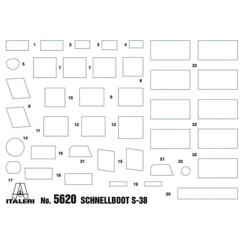 ITALERI 1/35 Schnellboot Typ S-38