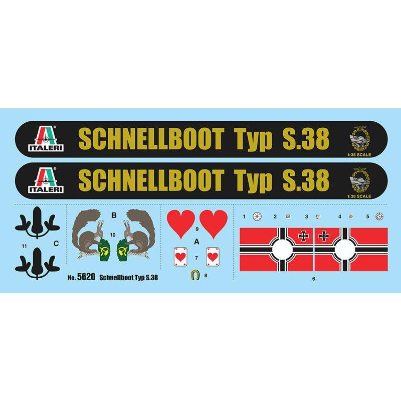 ITALERI 1/35 Schnellboot Typ S-38