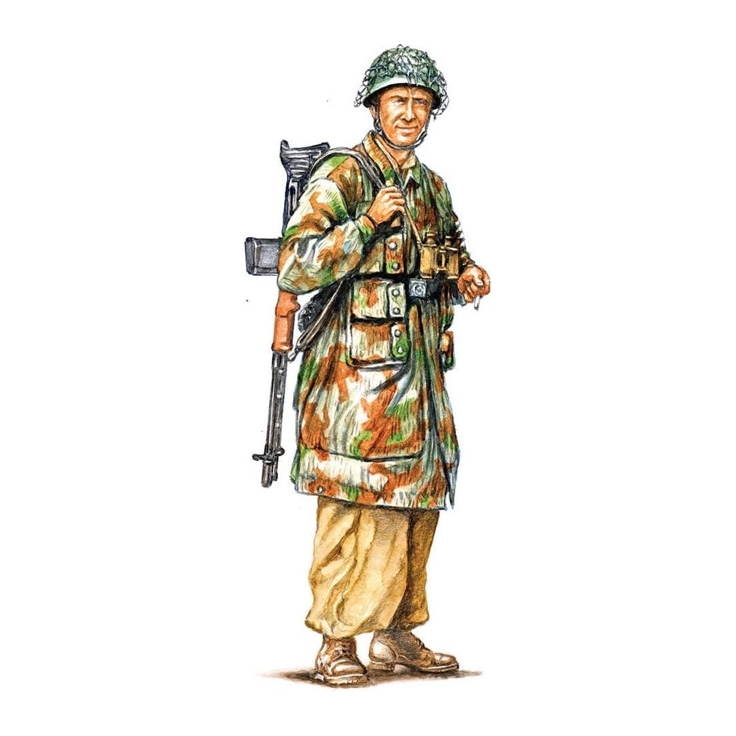 ITALERI 1/72 WWII German Paratroopers (Tropical Uniform)