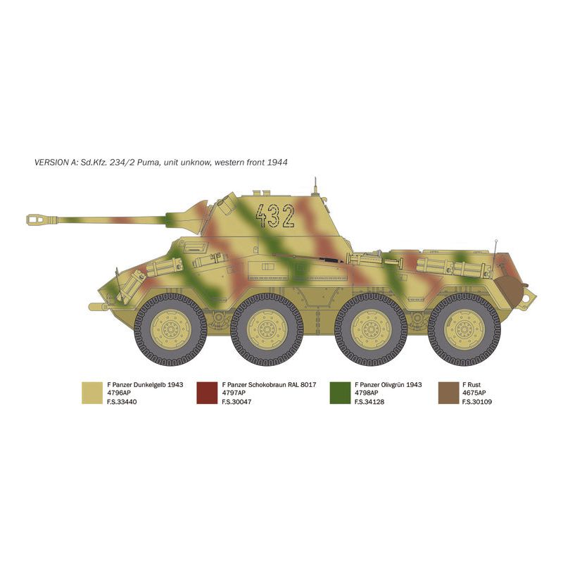 ITALERI 1/35 Sd.Kfz.234/2 Puma