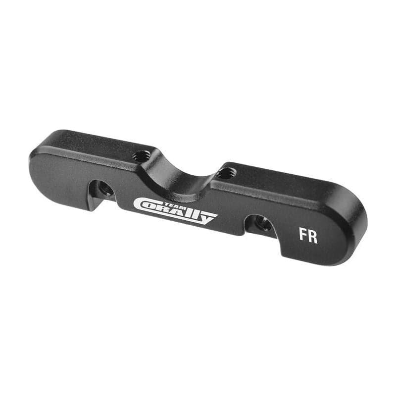 TEAM CORALLY Suspension Arm Mount HD, Fr-Re 8mm Aluminium, Black (1)