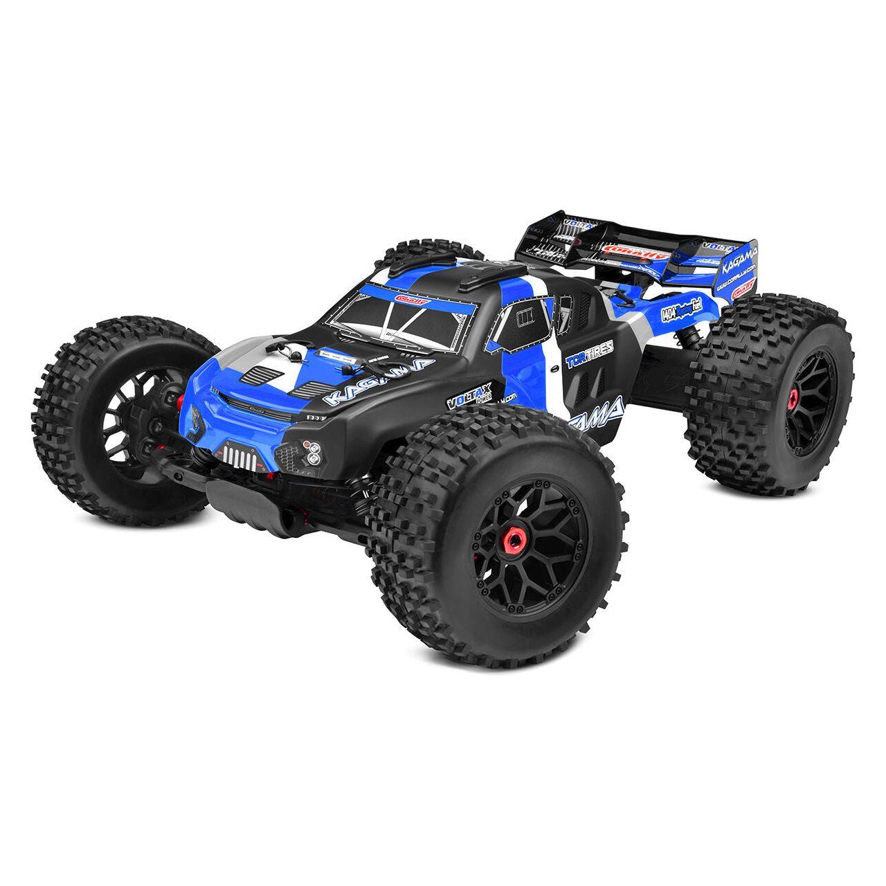 Team Corally Kagama 10 - XL4S Monster Truck - RTR - Blue 3-4S - No Battery - No Charger