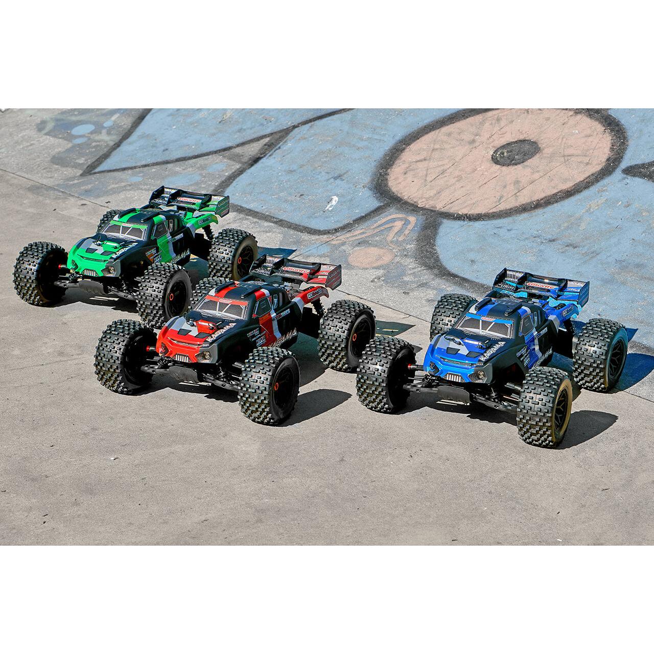 Team Corally Kagama 10 - XL4S Monster Truck - RTR - Blue 3-4S - No Battery - No Charger