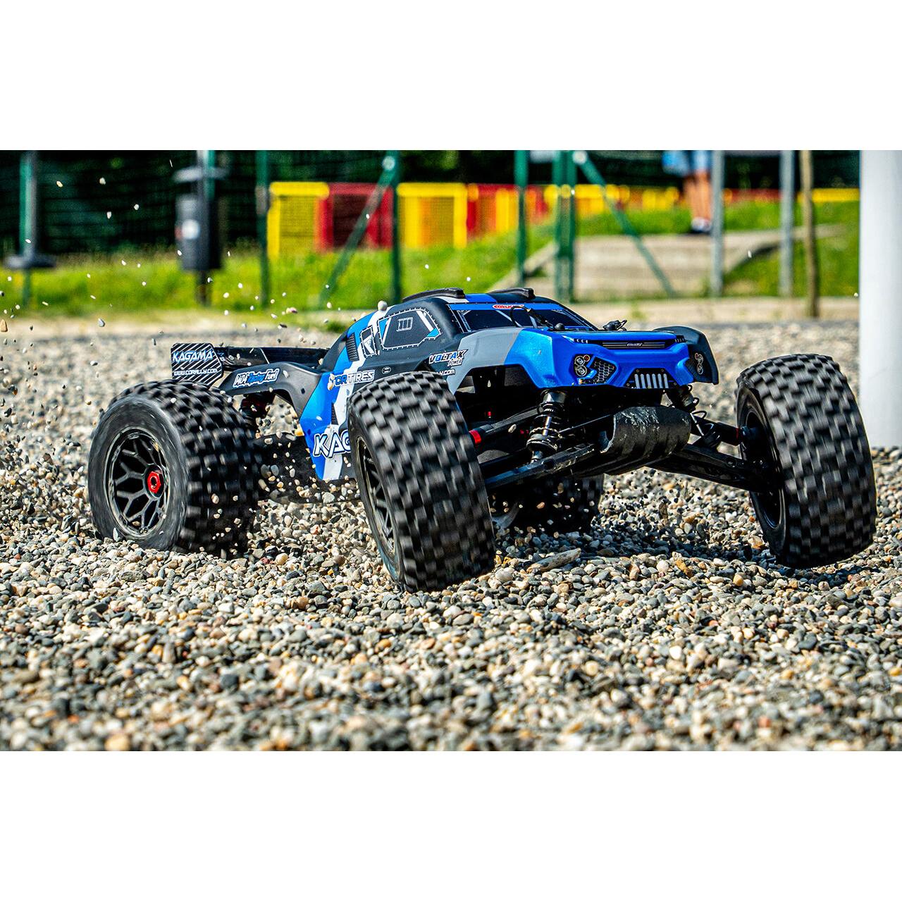 Team Corally Kagama 10 - XL4S Monster Truck - RTR - Blue 3-4S - No Battery - No Charger