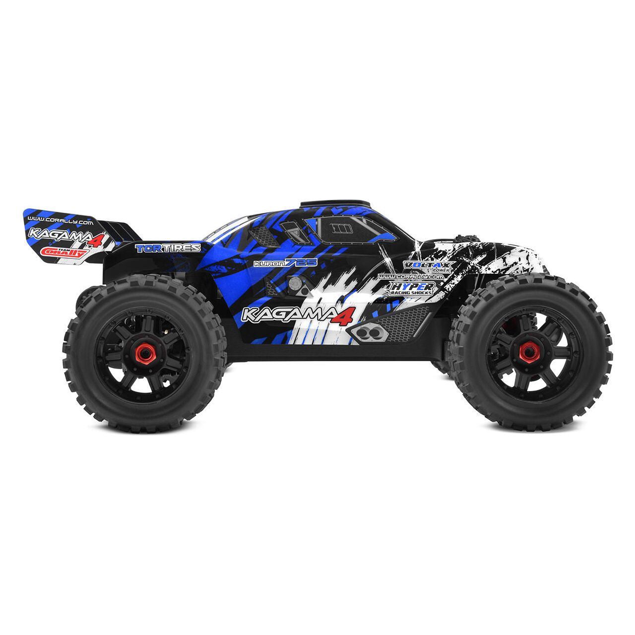 Team Corally Kagama 10 - XL4S Monster Truck - RTR - Blue 3-4S - No Battery - No Charger