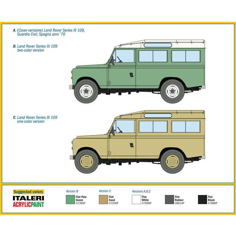 ITALERI 1/35 Land Rover Series III 109 "Guardia Civil"