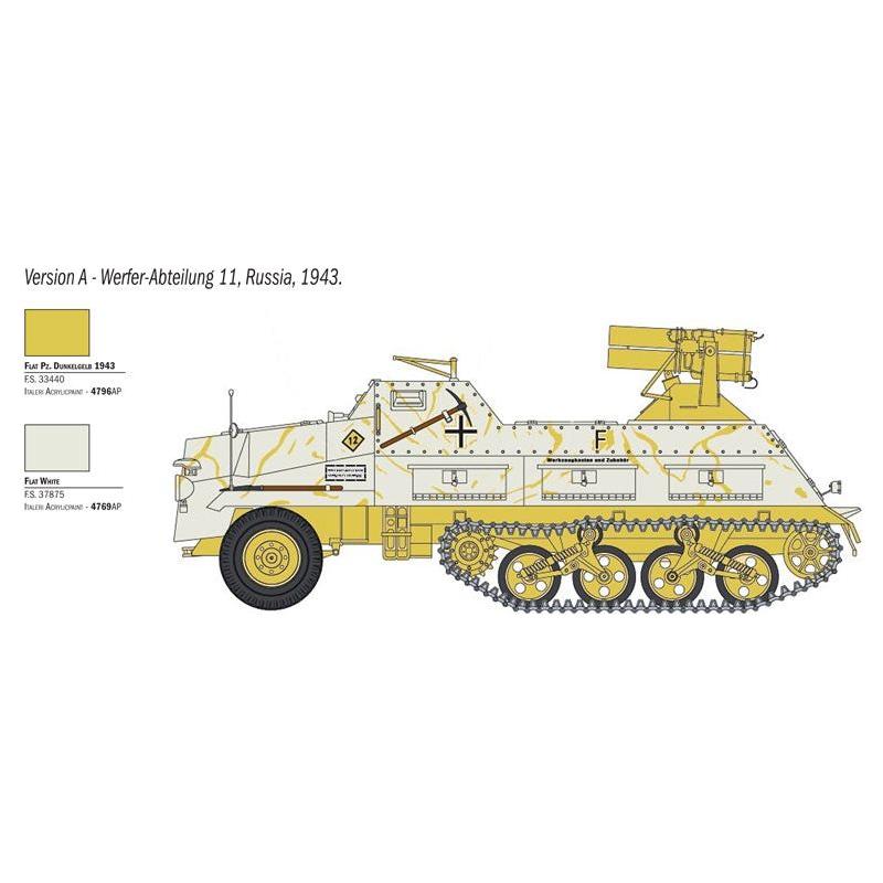 ITALERI 1/35 15cm Panzerwerfer 42 auf Sd.Kfz. 4/1