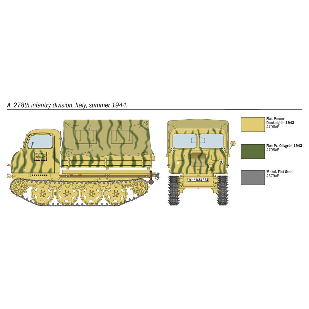 ITALERI 1/35 Steyr RSO/01 with German Soldiers