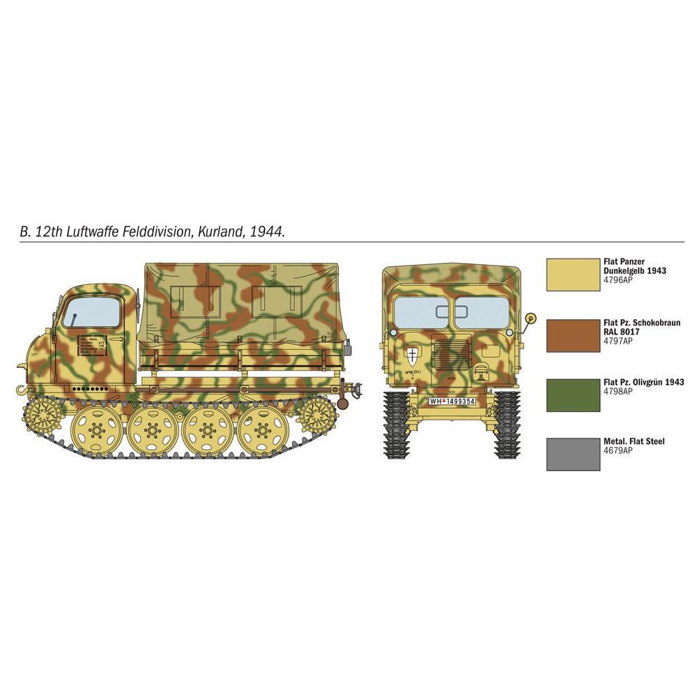 ITALERI 1/35 Steyr RSO/01 with German Soldiers