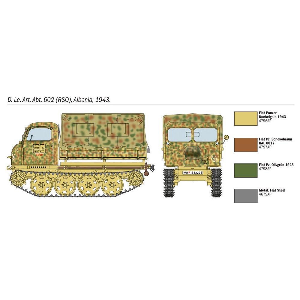 ITALERI 1/35 Steyr RSO/01 with German Soldiers