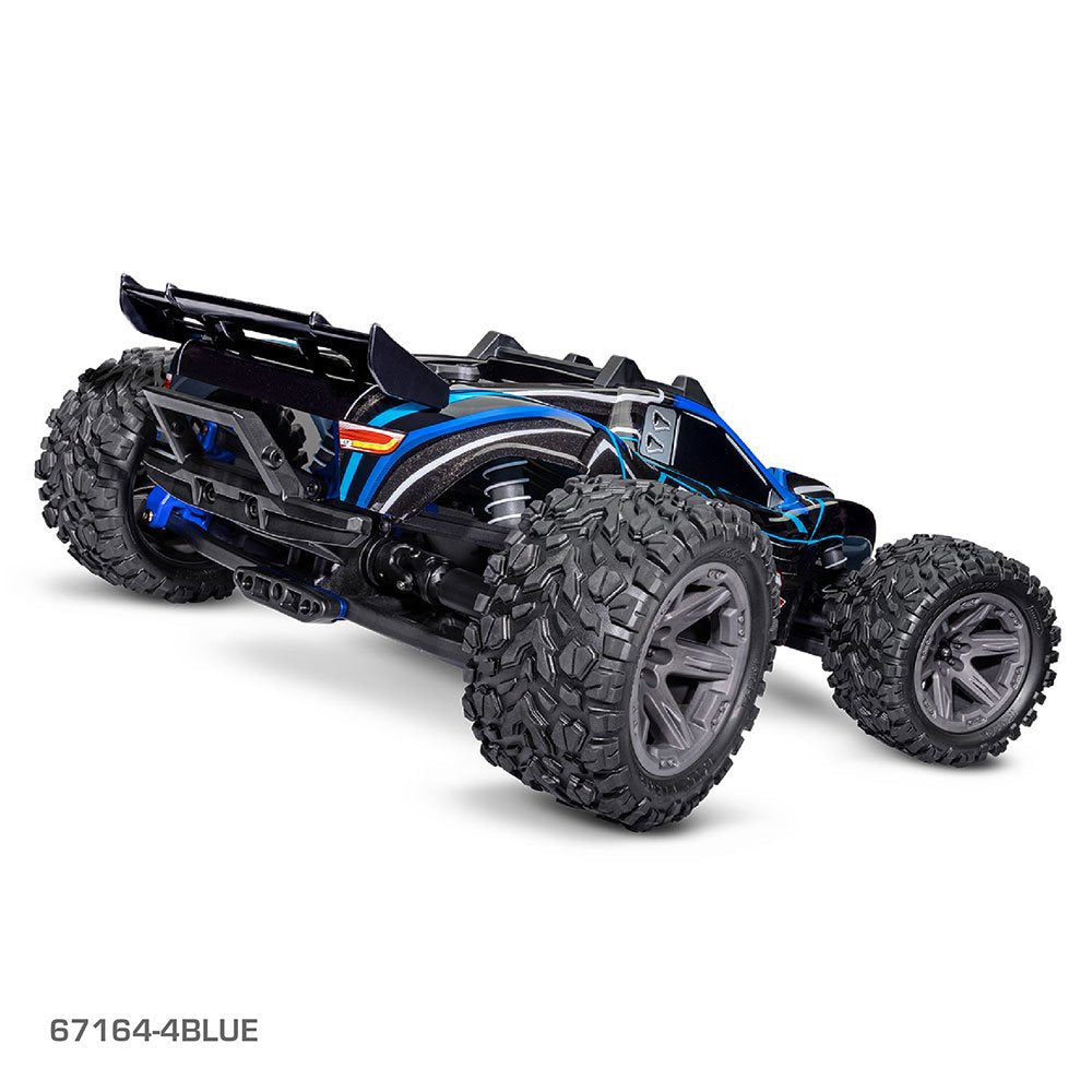 TRAXXAS RUSTLER 4X4 BL-2S - BLUE