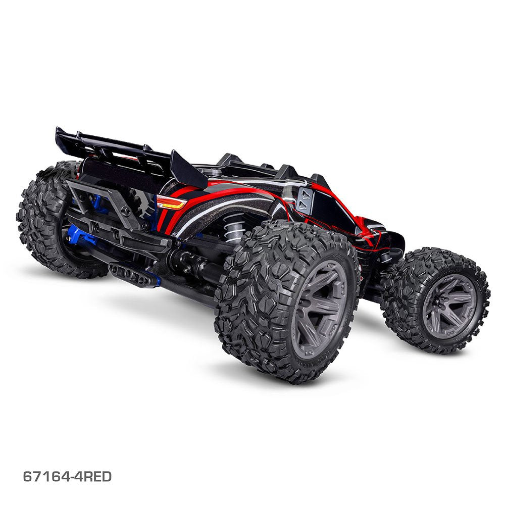 TRAXXAS RUSTLER 4X4 BL-2S - RED