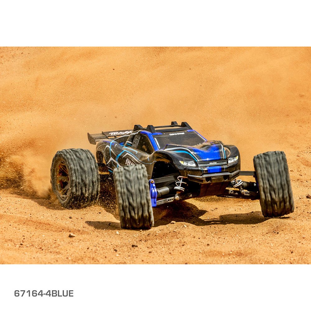 TRAXXAS RUSTLER 4X4 BL-2S - BLUE