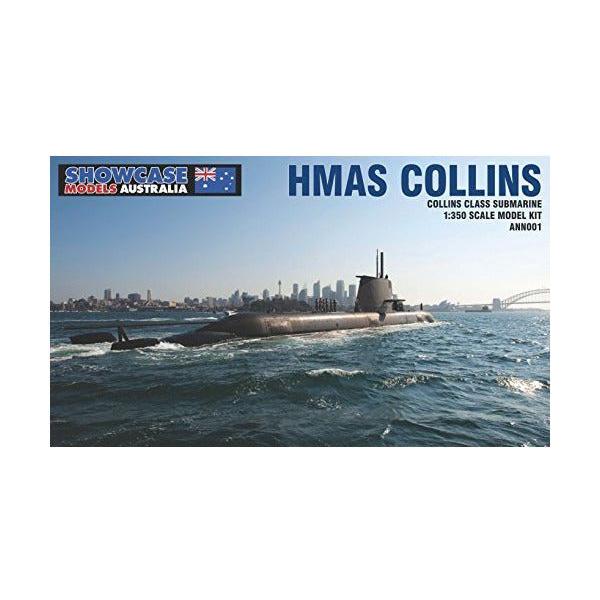 SHOWCASE MODELS 1/350 HMAS Collins Class Submarine *Aus Decals*