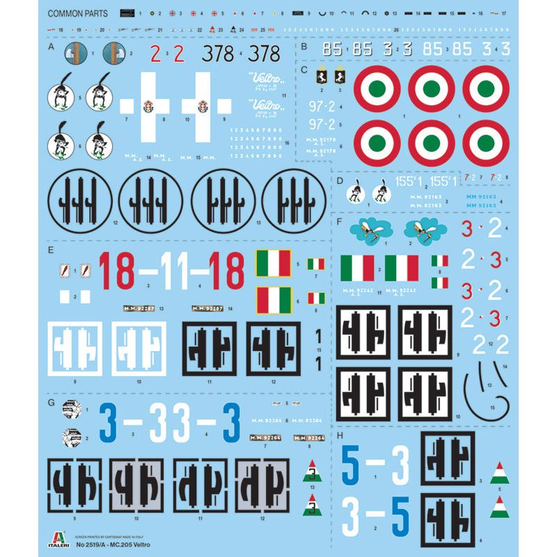 ITALERI 1/32 Macchi MC.205 Veltro