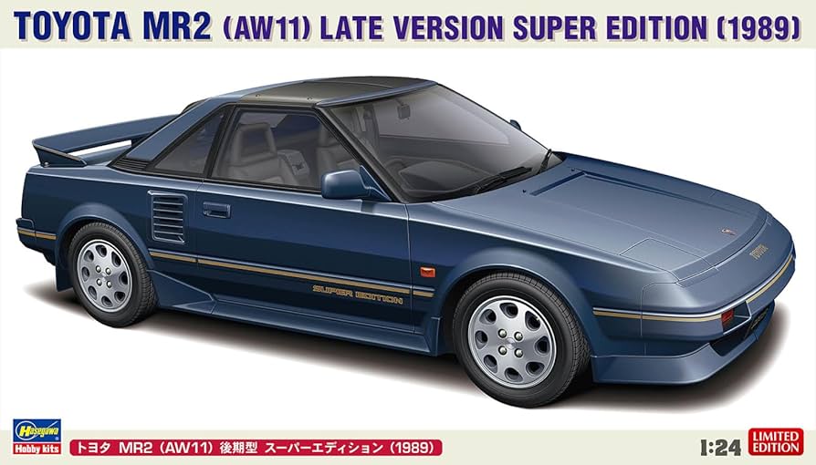 HASEGAWA 1/24 TOYOTA MR2 (AW11) LATE VERSION SUPER EDITION (1989)