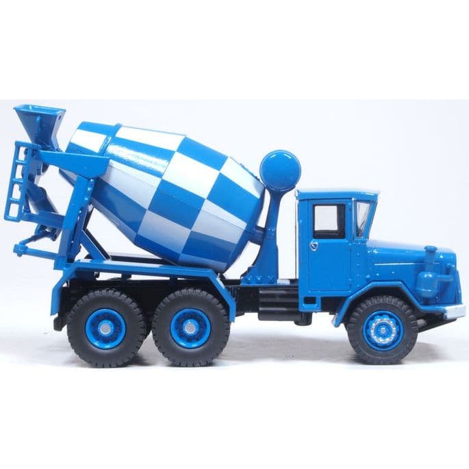 OXFORD 1/76 AEC 690 Concrete Mixer Blue