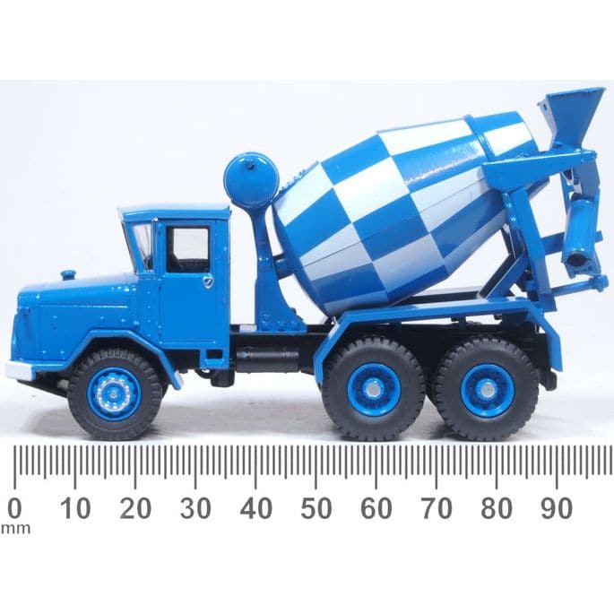 OXFORD 1/76 AEC 690 Concrete Mixer Blue