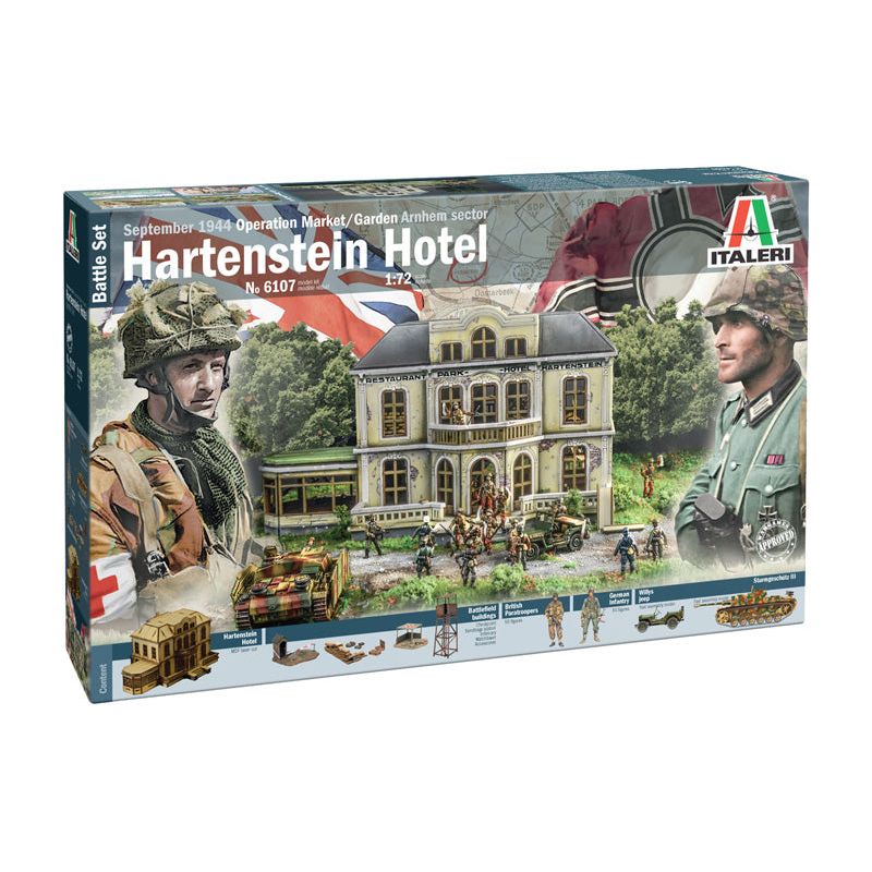 ITALERI 1/72 Operation "Market Garden" Hotel Hartenstein