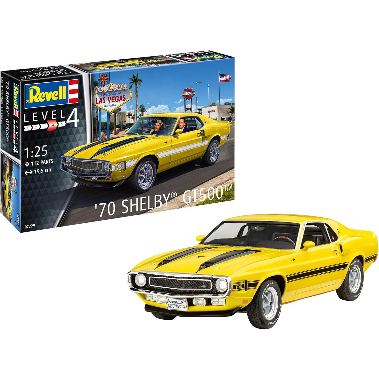 REVELL 1/25 Scale ’70 Shelby Mustang GT500