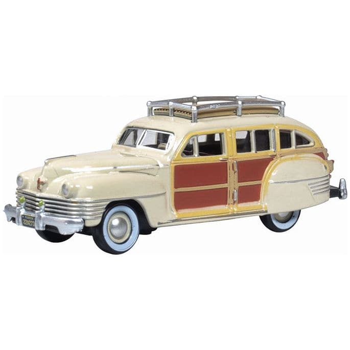 OXFORD 1/87 Chrysler T & C Woody Wagon 1942 Catalina Tan