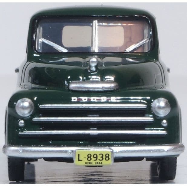 OXFORD 1/87 Dodge B-18 Pick Up 1948 Truck Dark Green