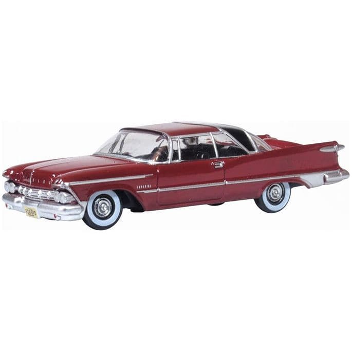 OXFORD 1/87 Imperial Crown 2 Door Hardtop 1959 Radiant Red-Black