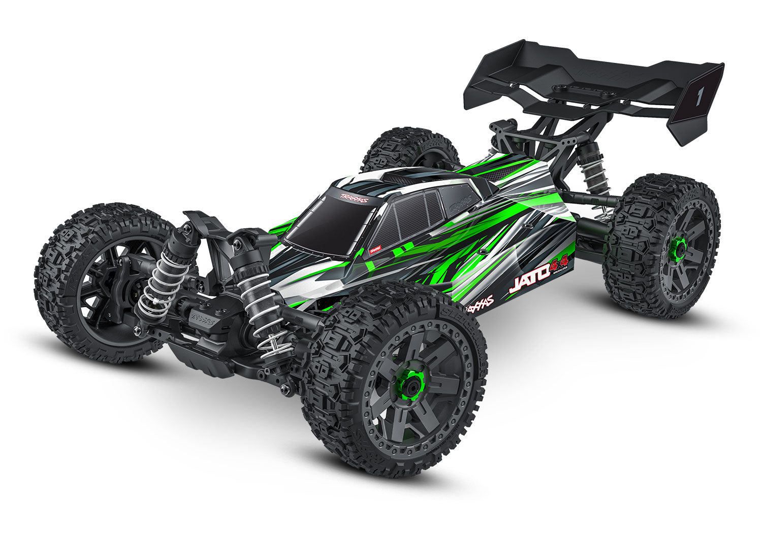 TRAXXAS JATO 4X4 BL-2S -GREEN