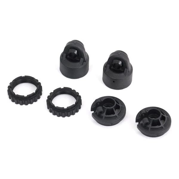 TRAXXAS Shock Caps, GT-Maxx Shocks (2)/ Spring Perch/ Adjusters (9664)