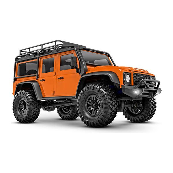 TRAXXAS 1/18 TRX-4M Land Rover Defender Scale and Trail Crawler Orange