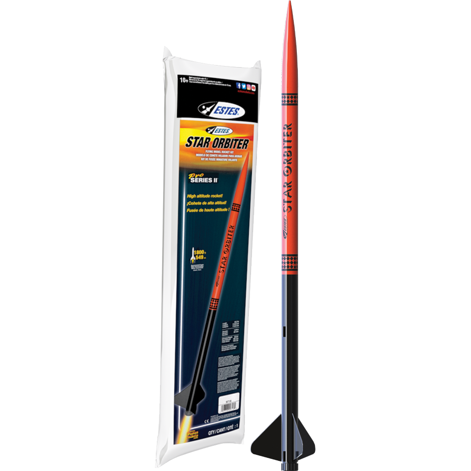 ESTES Pro Series II Star Orbiter Intemediate Model Rocket Kit (29mm Engine)