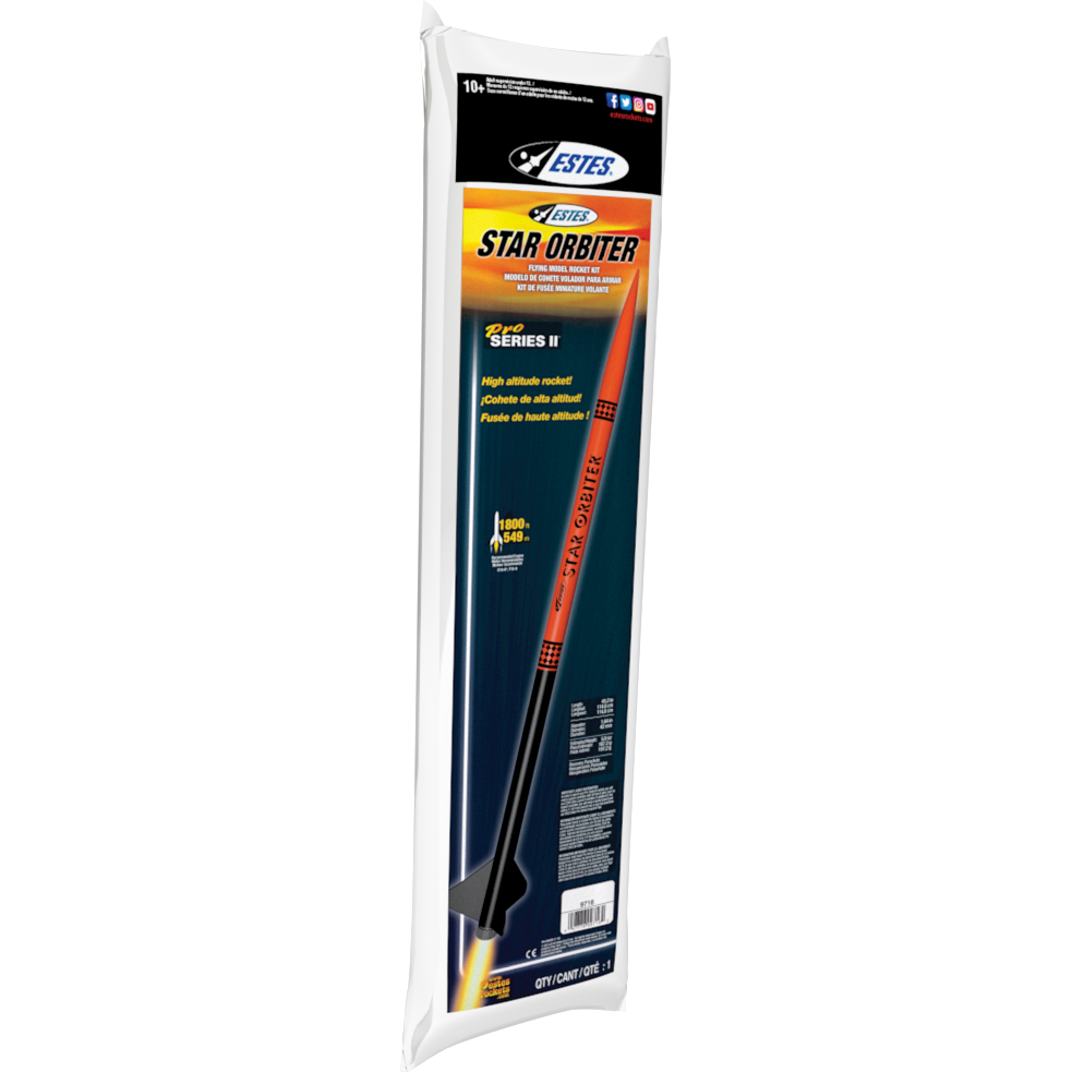 ESTES Pro Series II Star Orbiter Intemediate Model Rocket Kit (29mm Engine)