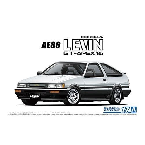 AOSHIMA 1/24 TOYOTA AE86 COROLLA LEVIN GT-APEX 85