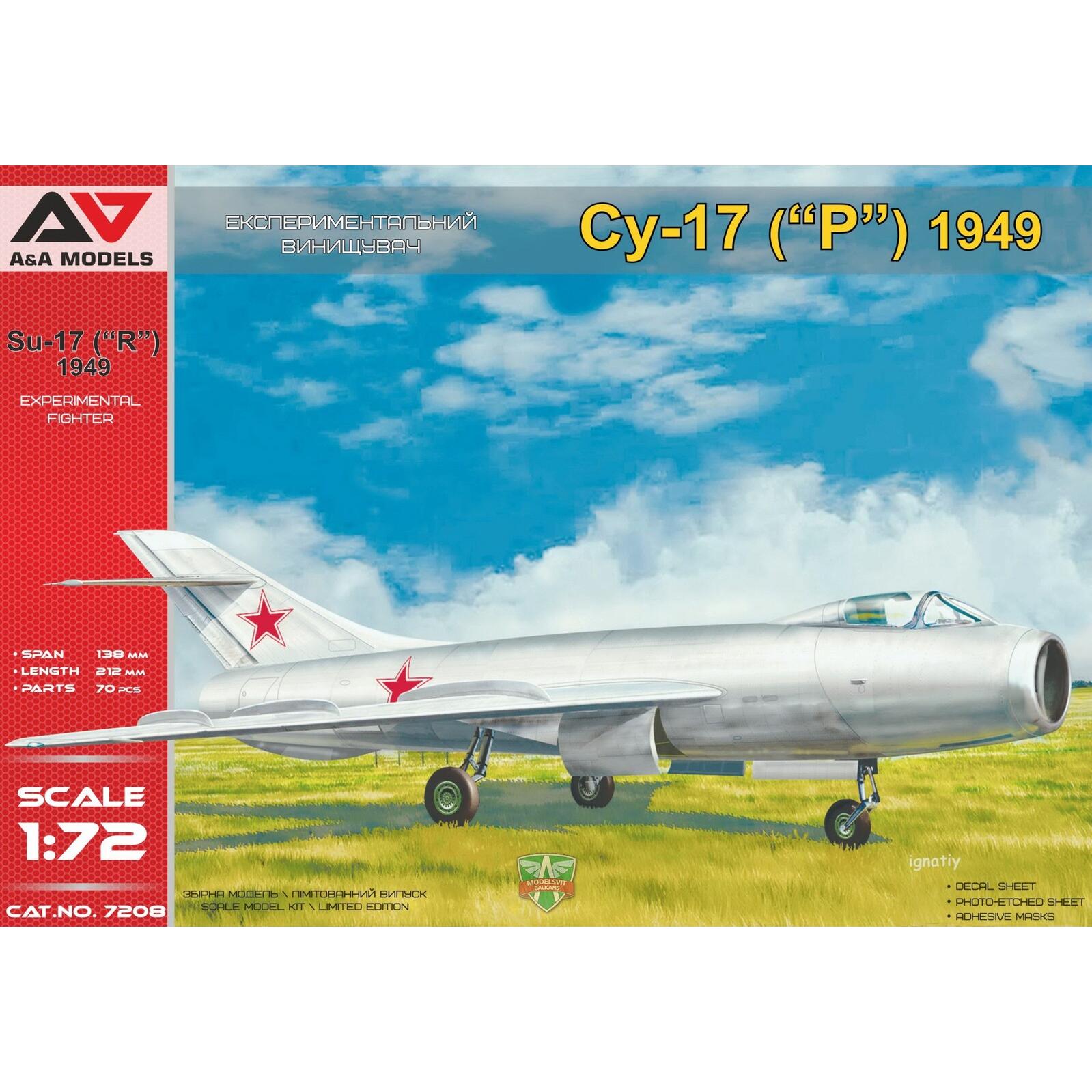 A&A Models 1/72 SU-17 1949 Plastic Model Kit [7208]