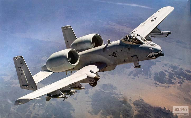 Academy 1/48 USAF A-10C Thunderbolt II "75th FS Flying Tigers" Plastic Model Kit [12348]