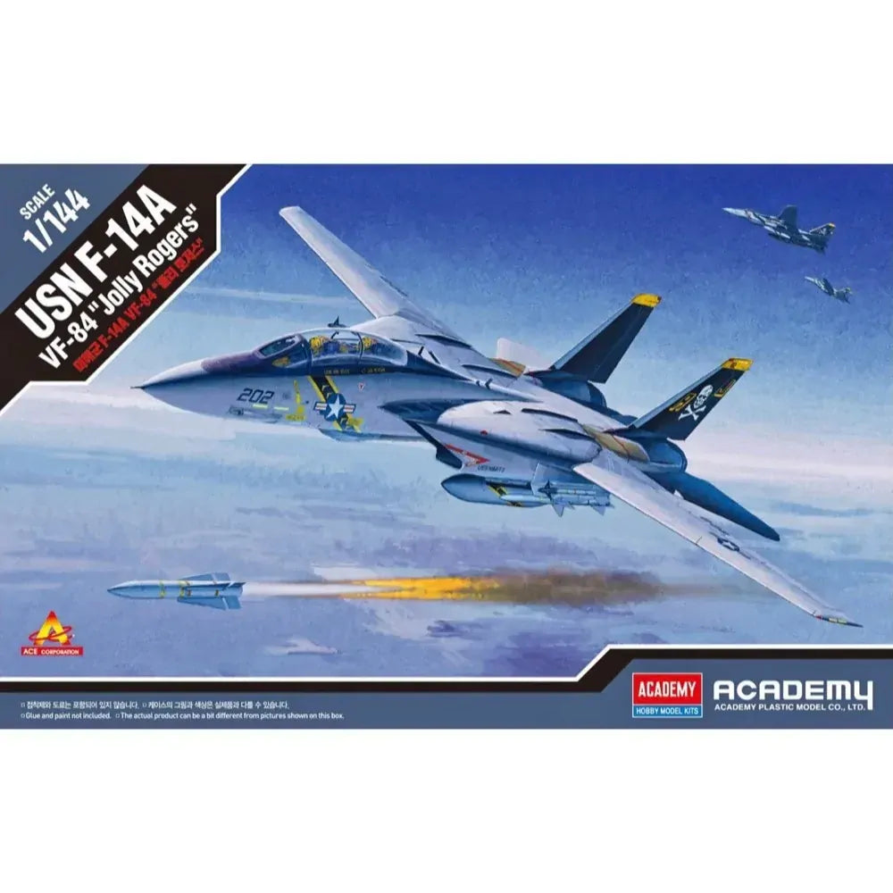 ACADEMY   1/144 USN F-14A VF-84 "Jolly Rogers" Plastic Model Kit