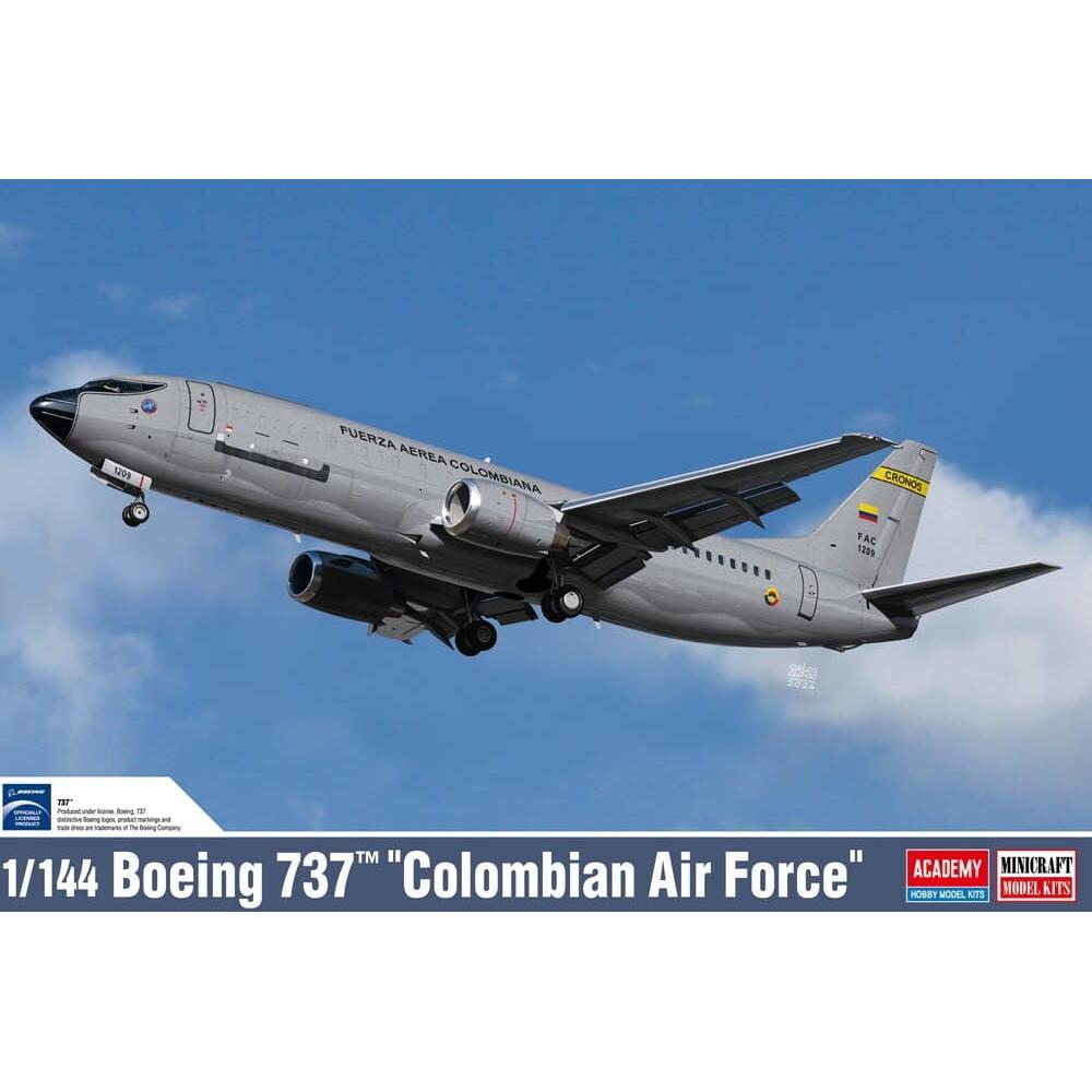 Academy 1/144 Boeing 737 "Colombian Air Force" Plastic Model Kit