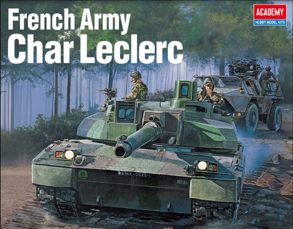 Academy 1/72 French Army Char Leclerc Plastic Model Kit