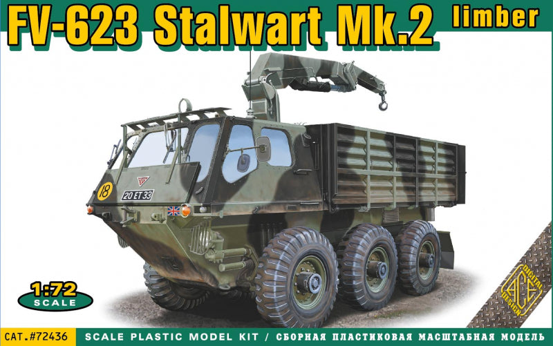 Ace Model 1/72 FV-623 Stalwart Mk.2 limber vehicle Plastic Model Kit [72436]