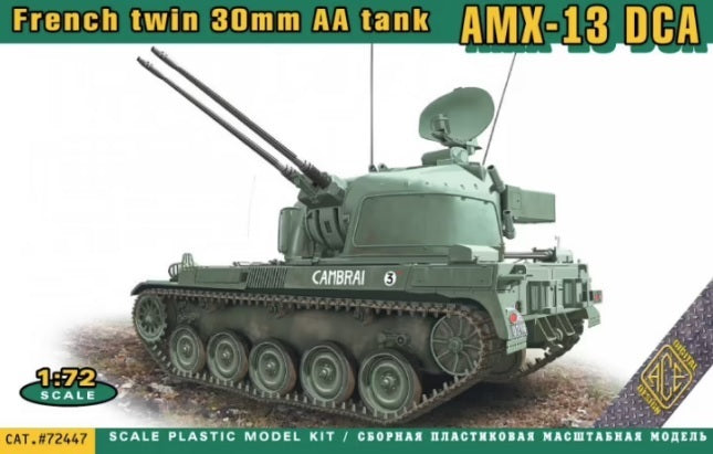 Ace Model 1/72 AMX-13 DCA twin 30mm AA Plastic Model Kit [72447]