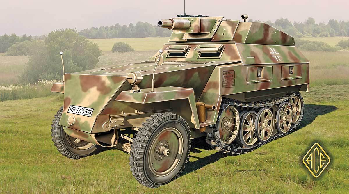 Ace Model 1/72 Sdkfz 250/8 Stummel Plastic Model Kit [72514]