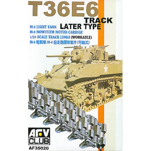 AFV Club 1/35 T36E6 Track For M5/M8 Light Tank Conversion Kit [AF35020]