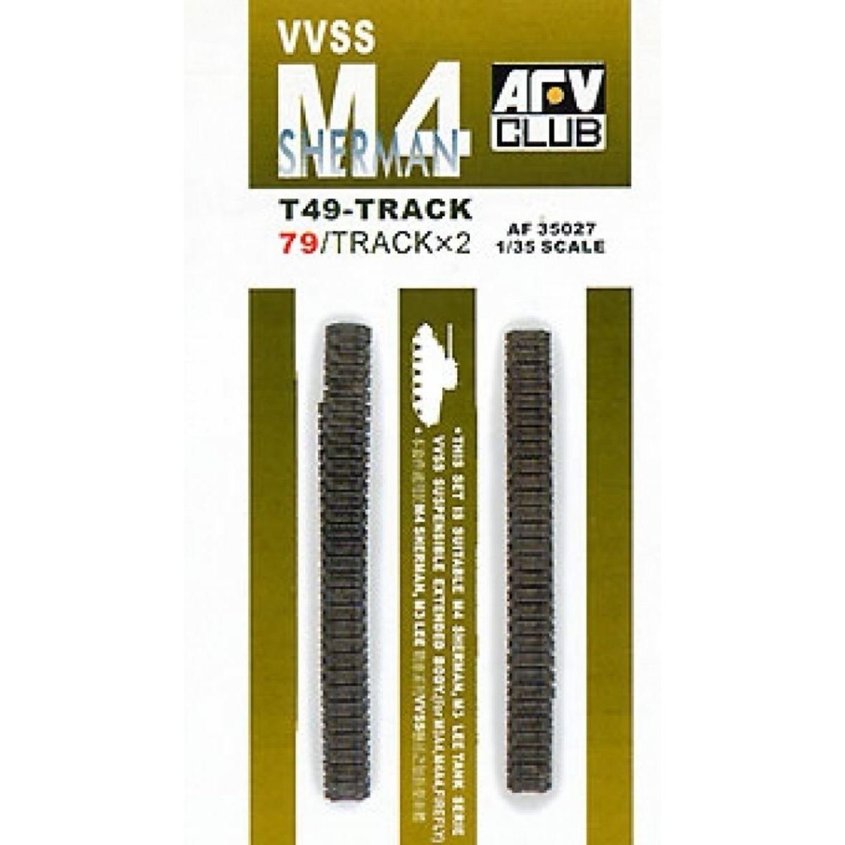 AFV Club 1/35 M4 T49 Track For M4 (79Links Type, Conversion Kit) [AF35027]