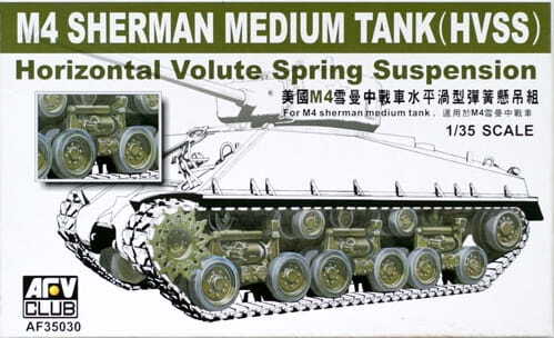 AFV Club 1/35 M4 Sherman HVSS Suspension Plastic Model Kit [AF35030]