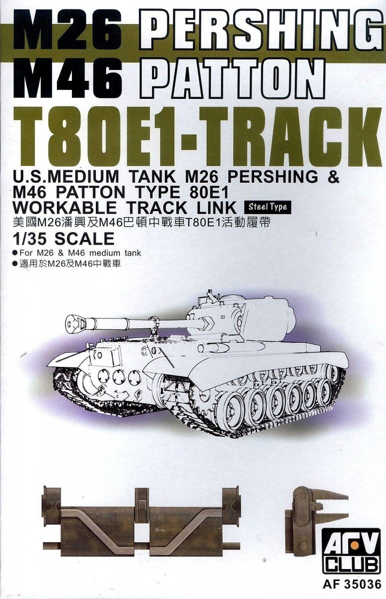 AFV Club 1/35 T80E1 Track For M26/M46 Conversion Kit [AF35036]