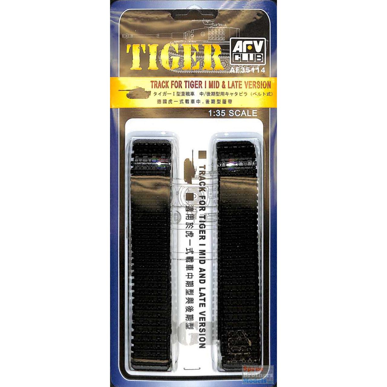 AFV Club 1/35 Track For Tiger I Late Version Conversion Kit [AF35114]