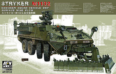 AFV Club 1/35 Stryker M1132 Engineer Squad Vehicle SMP Plastic Model Kit [AF35132]