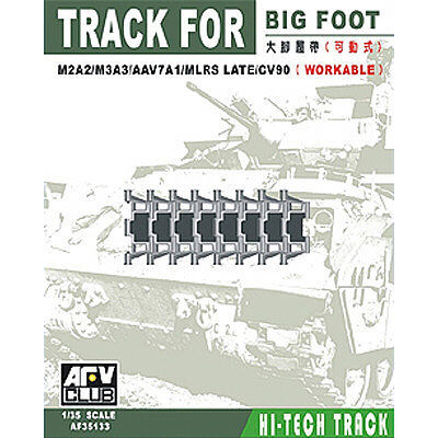 AFV Club 1/35 Big Foot Track for M2A2/M3A3/AAV7A1/MLRS LATE/CV91 Conversion Kit [AF35133]